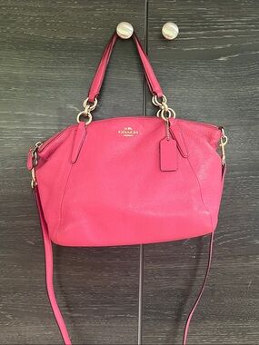 Coach Fuchsia Satchel Dome Bag